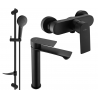 Mexen Royo DF05 Duschset, schwarz - 72214DF05-70