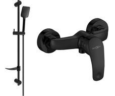 Mexen Fabia DF62 Duscharmatur mit Duschset, schwarz- 74654DF62-70