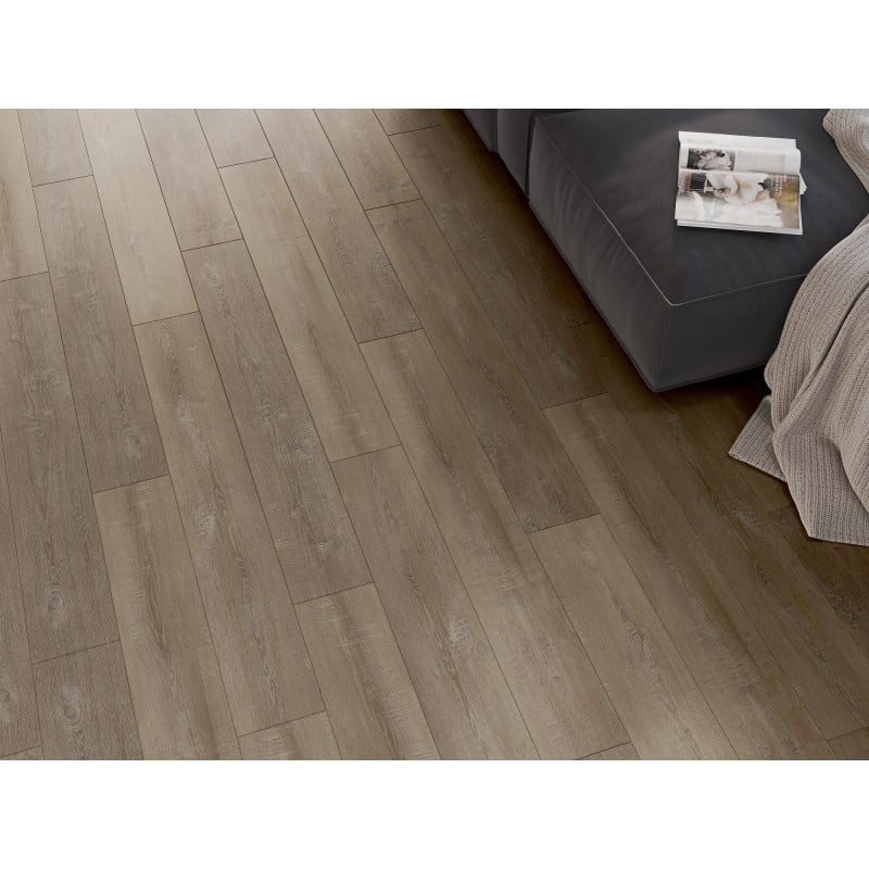 Mexen Windsor Vinylplatten 1240 x 182 mm SPC 6,5 mm, IXPE 1,5 mm Unterlage, 4 V-Fuge, Eiche - F1016-1240-182-505-4V1-01