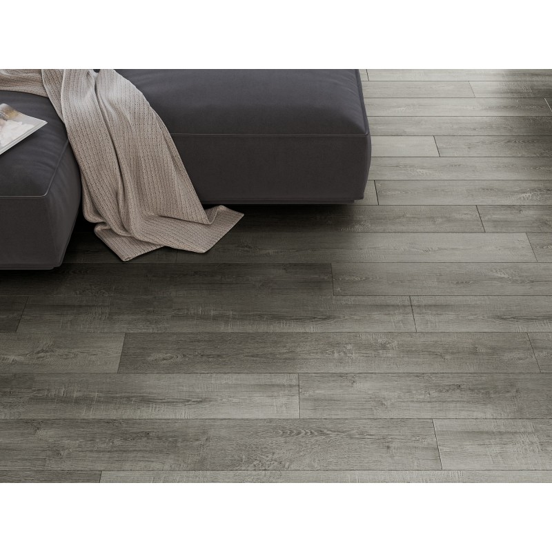 Mexen New Albany Vinylplatten 1240 x 182 mm SPC 6,5 mm, IXPE Unterlage 1,5 mm, 4 V-Fuge, Eiche - F1017-1240-182-505-4V1-01