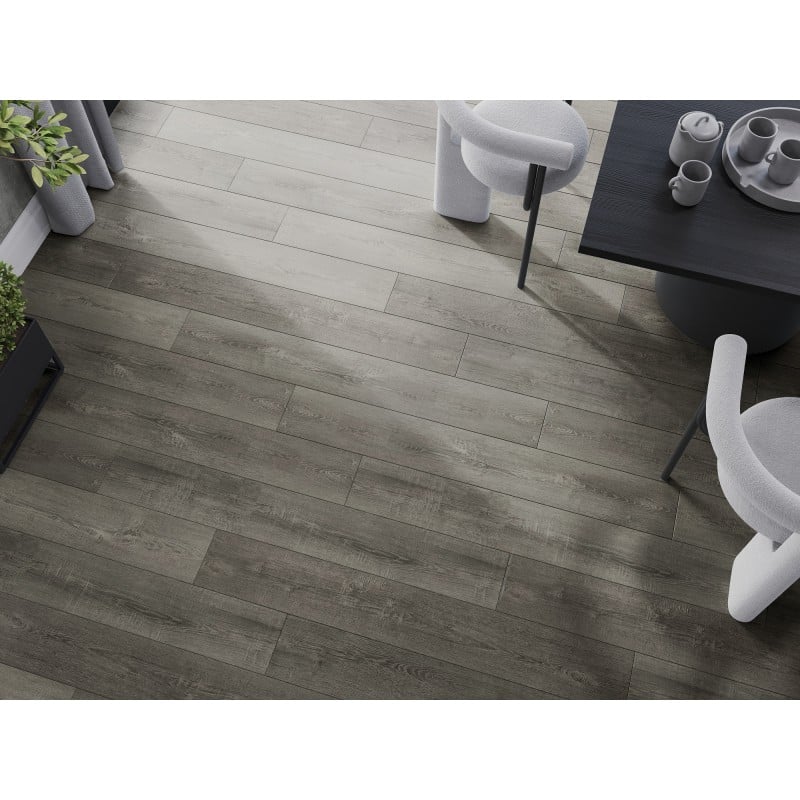 Mexen New Albany Vinylplatten 1240 x 182 mm SPC 6,5 mm, IXPE Unterlage 1,5 mm, 4 V-Fuge, Eiche - F1017-1240-182-505-4V1-01