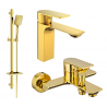 Mexen Alexa DQ62 Badezimmerset, golden - 71203DQ62-50