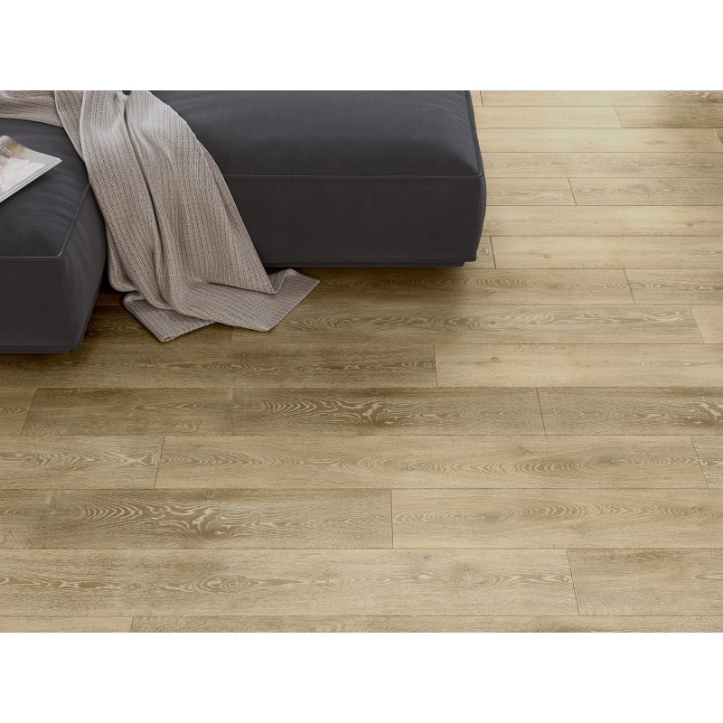 Mexen Alabama Vinylplatten 1240 x 182 mm SPC 6,5 mm, IXPE-Unterlage 1,5 mm, 4 V-Fuge, Eiche - F1019-1240-182-505-4V1-01