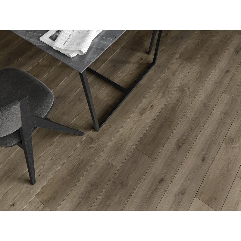 Mexen Perry Vinylplatten 1240 x 182 mm SPC 6,5 mm, IXPE Unterlage 1,5 mm, 4 V-Fuge, Eiche - F1021-1240-182-505-4V1-01