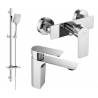 Mexen Alexa DQ62 Duschset, Chrom - 71204DQ62-00
