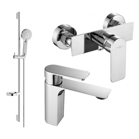 Mexen Alexa DS40 Duschset, Chrom - 71204DS40-00