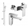 Mexen Alexa DS62 Duschset, Chrom - 71204DS62-00