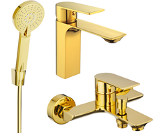 Mexen Alexa R40 Wannen-Set, gold - 71203R40-50
