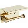 Mexen Papierhalter mit Regal, Gold - 701197-50