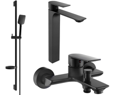 Mexen Alexa DS62 Badezimmerset, schwarz - 71213DS62-70