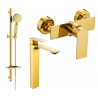 Mexen Alexa DQ40 Duschset, gold - 71214DQ40-50