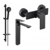 Mexen Alexa DQ40 Duschset, schwarz - 71214DQ40-70