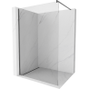 Mexen Kioto Duschwand Walk-in 85 x 200 cm, transparent 8 mm, gebürstet Gun Gray - 800-085-101-66-00
