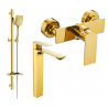 Mexen Alexa DQ62 Duschset, Gold - 71214DQ62-50