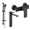 Mexen Alexa DQ62 Duschset, schwarz - 71214DQ62-70