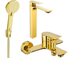 Mexen Alexa R40 Badewannenset, gold - 71213R40-50