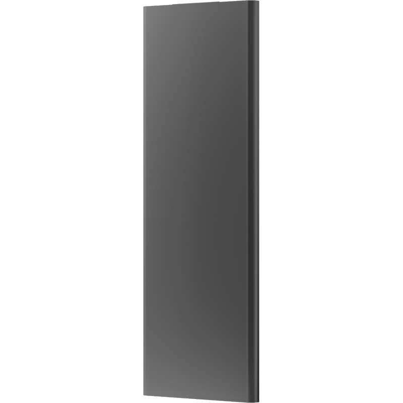 Mexen Flat VR20S Plattenheizkörper 2000 x 400 mm, mittlerer unterer Anschluss, 945 W, Anthrazit - W6VR20S-200-040-66