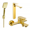 Mexen Alexa R62 Badewannenset, Gold - 71213R62-50