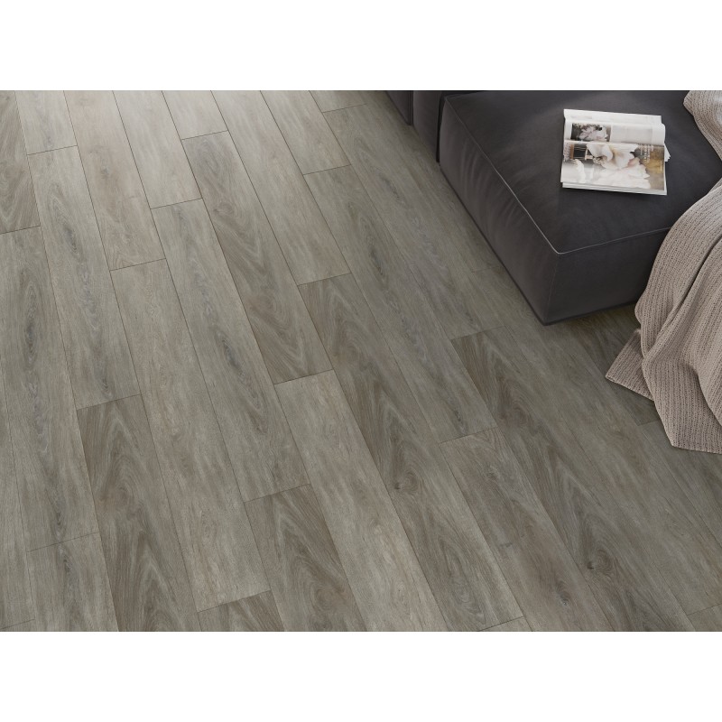 Mexen La Porte Vinylplatten 1240 x 182 mm SPC 6,5 mm, IXPE-Unterlage 1,5 mm, 4 V-Fuge, Eiche - F1026-1240-182-505-4V1-01