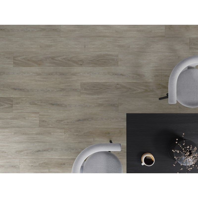 Mexen La Porte Vinylplatten 1240 x 182 mm SPC 6,5 mm, IXPE-Unterlage 1,5 mm, 4 V-Fuge, Eiche - F1026-1240-182-505-4V1-01
