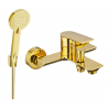 Mexen Alexa R40 Badewannenarmatur mit Duschset, Gold - 7123R40-50