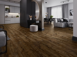 Mexen Mount Vernon Vinylplatten 1240 x 182 mm SPC 6,5 mm, IXPE Unterlage 1,5 mm, 4 V-Fuge, Nussbaum - F1029-1240-182-505-4V1-02