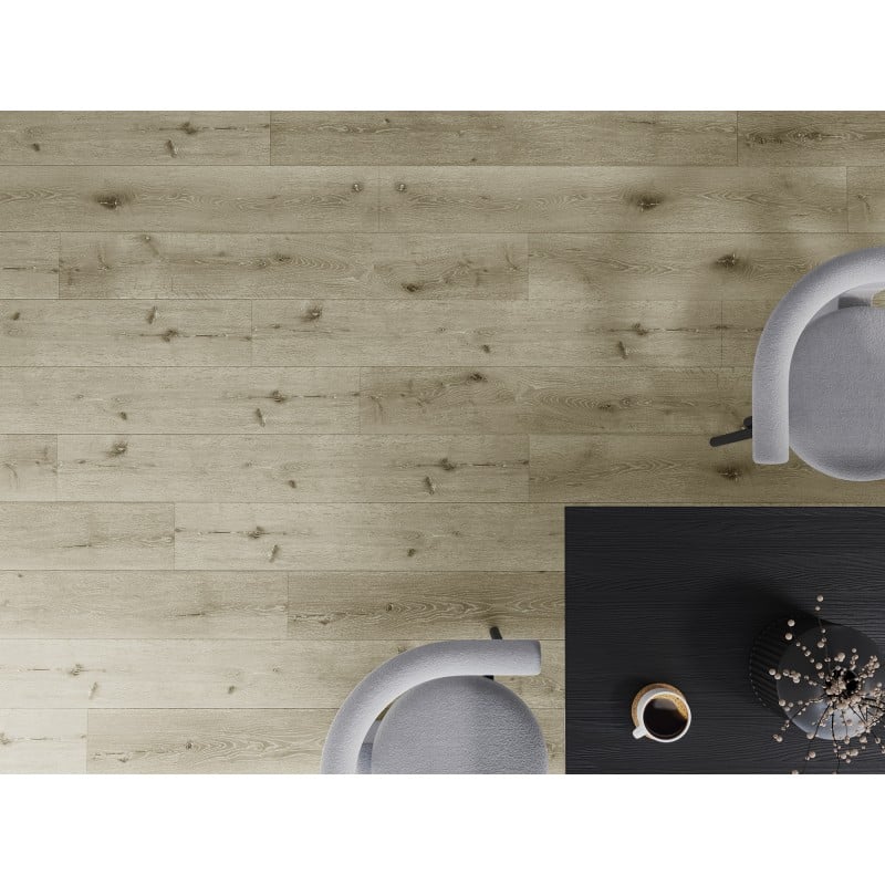 Mexen Georgia Vinylplatten 1240 x 182 mm SPC 6,5 mm, IXPE Unterlage 1,5 mm, 4 V-Fuge, Eiche - F1031-1240-182-505-4V1-01