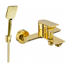 Mexen Alexa R62 Wannenarmatur mit Duschset, Gold - 7123R62-50