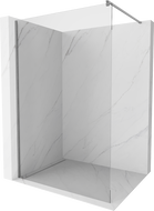 Mexen Kioto Duschwand Walk-in 135 x 200 cm, transparent 8 mm, Gun Metal - 800-135-101-95-00