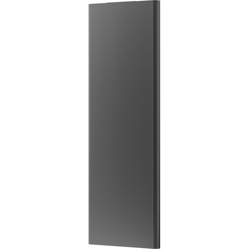 Mexen Flat VR20S Plattenheizkörper 1600 x 600 mm, mittlerer unterer Anschluss, 1068 W, Anthrazit - W6VR20S-160-060-66