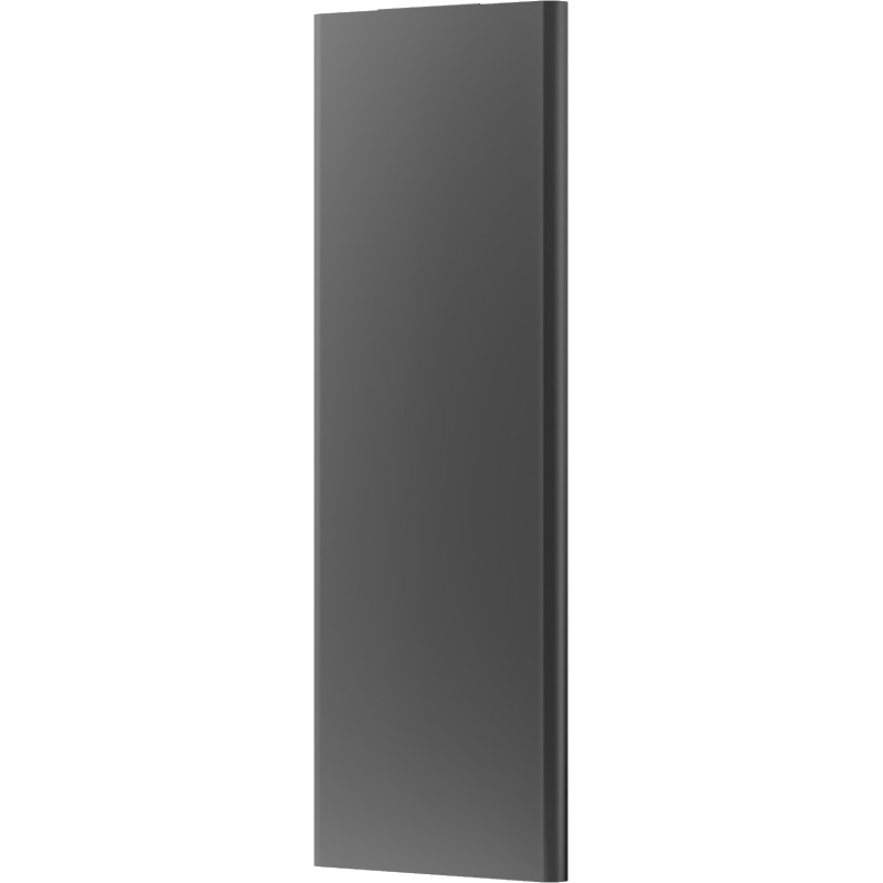 Mexen VR20S Flachheizkörper 1800 x 600 mm, mittlerer unterer Anschluss, 1308 W, Anthrazit - W6-180-060-66 - W6VR20S-180-060-66