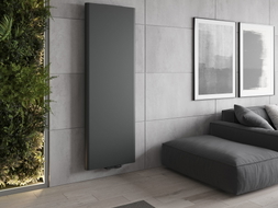 Mexen Flat VR20S Plattenheizkörper 2000 x 600 mm, mittlerer unterer Anschluss, 1417 W, Anthrazit - W6VR20S-200-060-66