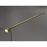 Mexen Kioto Duschwand Walk-in 55 x 200 cm, transparent 8 mm, gold gebürstet - 800-055-101-55-00