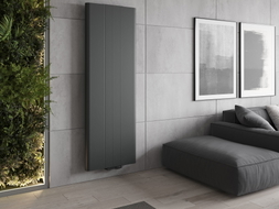 Mexen Linie VR20SL Flachheizkörper 1800 x 600 mm, untere mittige Anschlüsse, 1308 W, Anthrazit - W6VR20SL-180-060-66
