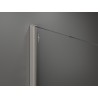 Mexen Kioto Duschwand Walk-in 50 x 200 cm, transparent 8 mm, gebürsteter Nickel - 800-050-101-97-00