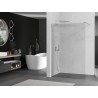 Mexen Kioto Duschwand Walk-in 70 x 200 cm, transparent 8 mm, gebürsteter Nickel - 800-070-101-97-00