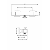 Mexen Cube Tord Aufputz-Duschset mit Kopfbrause und thermostatischer Duscharmatur, Chrom - 77200200-00