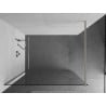 Mexen Kioto Duschwand Walk-in 105 x 200 cm, transparent 8 mm, gebürsteter Nickel - 800-105-101-97-00