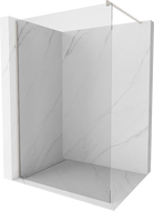Mexen Kioto Duschwand Walk-in 110 x 200 cm, transparent 8 mm, gebürsteter Nickel - 800-110-101-97-00