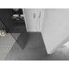 Mexen Kioto Duschwand Walk-in 140 x 200 cm, transparent 8 mm, gebürsteter Nickel - 800-140-101-97-00
