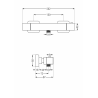 Mexen Cube Carl Aufputz-Duschset mit Regendusche und Thermostat-Duscharmatur, schwarz - 77200240-70