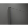Mexen Kioto Duschwand Walk-in 80 x 200 cm, Transparent/Frost 8 mm, Gebürstetes Waffengrau - 800-080-101-66-35