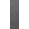 Mexen Line VS20SL Plattenheizkörper 1400 x 600 mm, untere mittlere Anschluss, 1068 W, Anthrazit - W6VS20SL-140-060-66