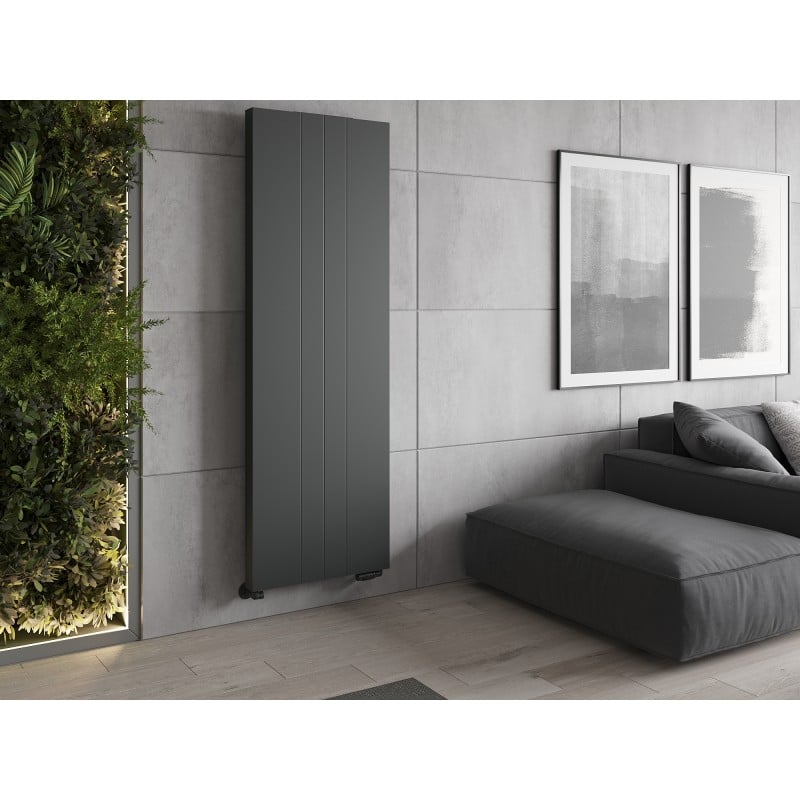 Mexen Line VS20SL Plattenheizkörper 1600 x 600 mm, Unteranschluss, 1191 W, Anthrazit - W6VS20SL-160-060-66