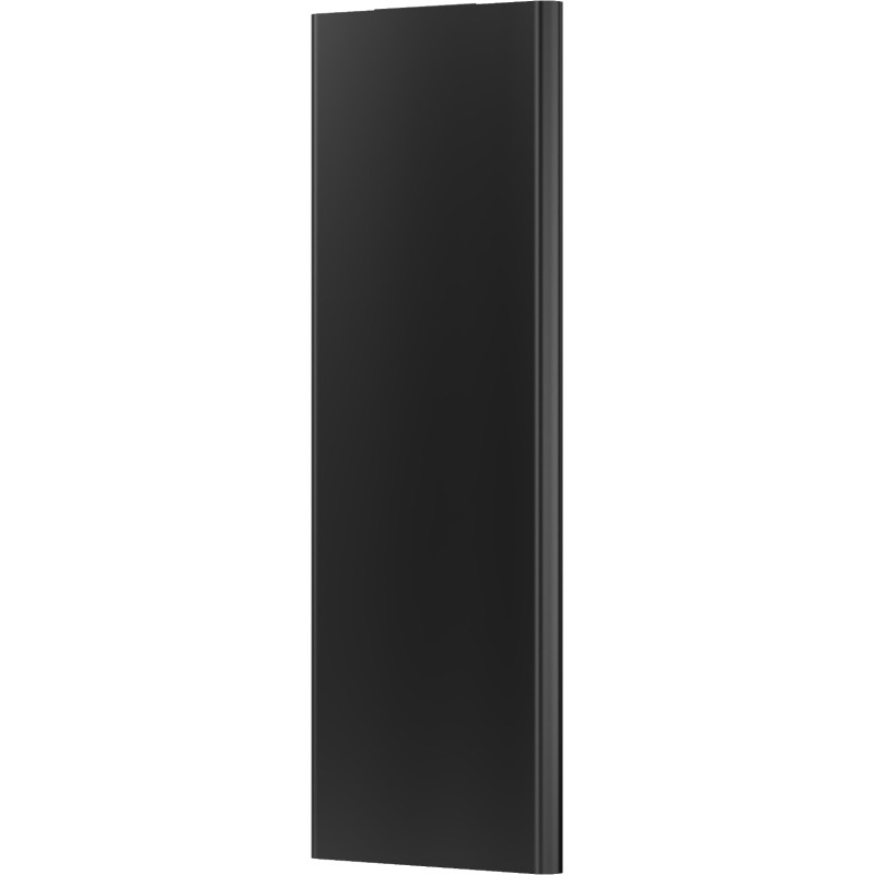 Mexen VR20S Flat Plattenheizkörper 1600 x 300 mm, unterer Mittelanschluss, 596 W, schwarz - W6-160-030-70 - W6VR20S-160-030-70