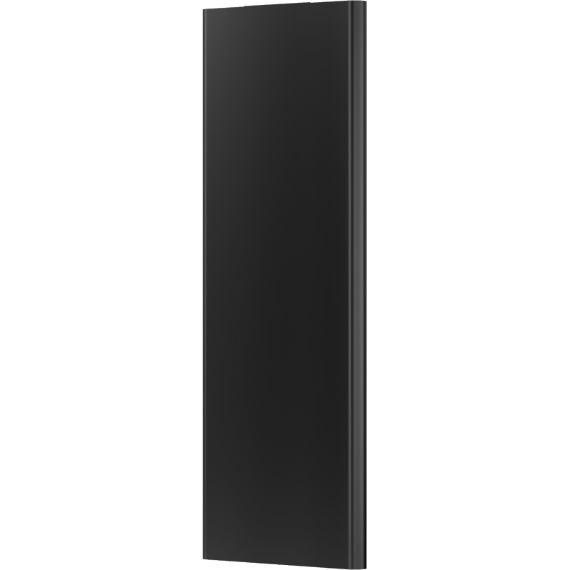 Mexen Flat VR20S Heizkörper 1400 x 400 mm, mittlere Unteranschluss, 712 W, schwarz - W6VR20S-140-040-70