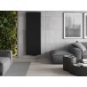 Mexen Flat VR20S Heizkörper 1400 x 400 mm, mittlere Unteranschluss, 712 W, schwarz - W6VR20S-140-040-70