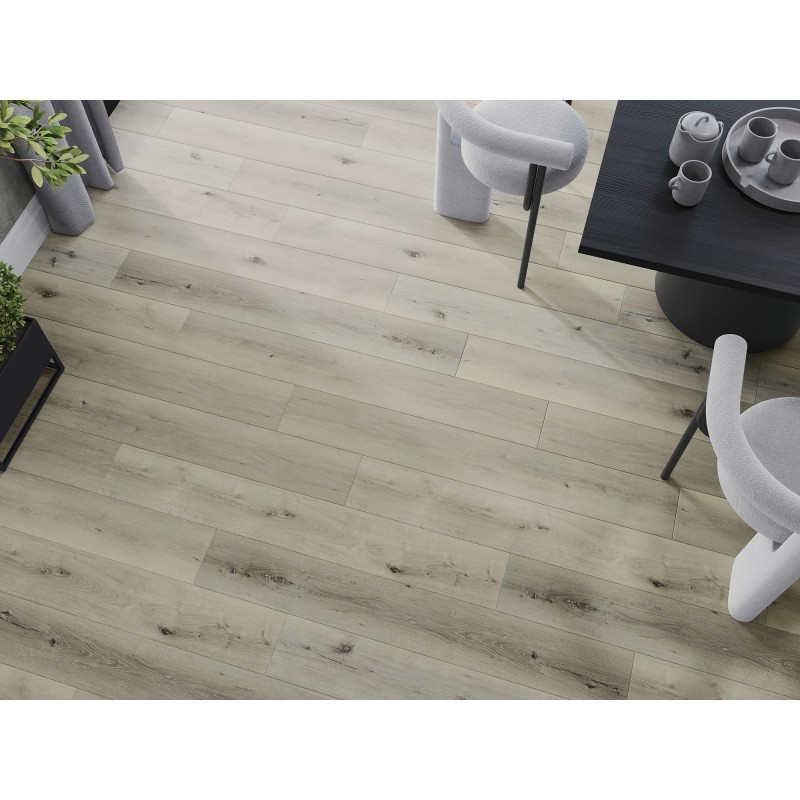 Mexen Silver Lake Vinylplatten 1240 x 182 mm SPC 6,5 mm, IXPE Unterlage 1,5 mm, 4 V-Fuge, Eiche - F1034-1240-182-505-4V1-01