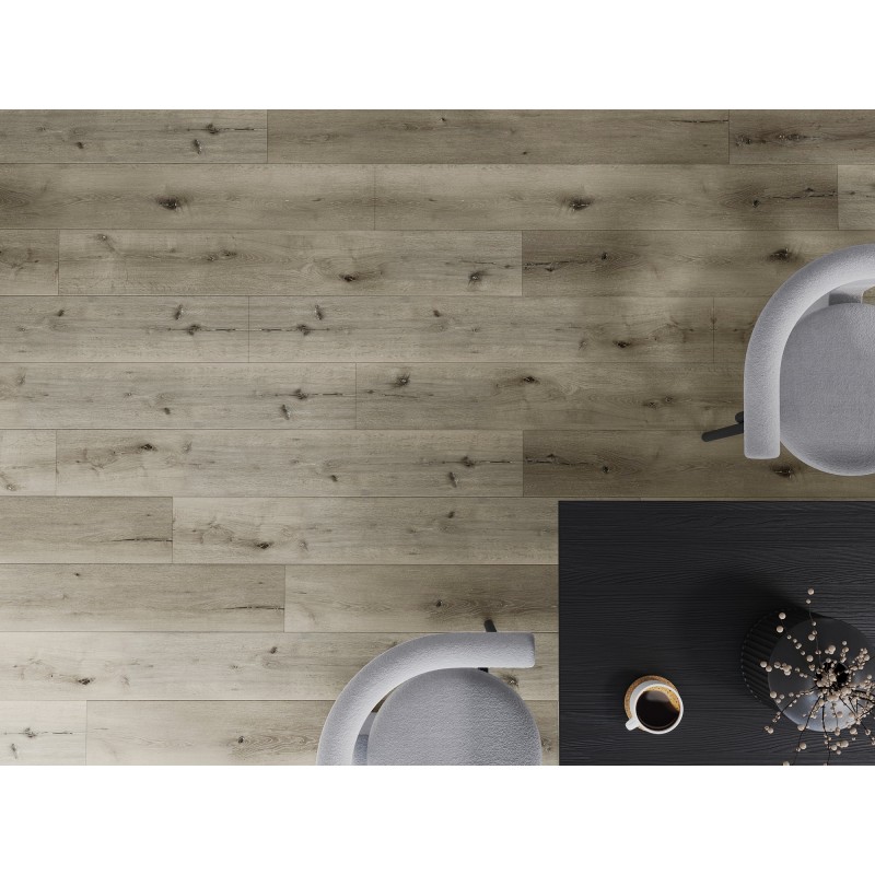 Mexen Bevil Oaks vinylplatten 1240 x 182 mm SPC 6,5 mm, IXPE Unterlage 1,5 mm, 4 V-Fuge, Eiche - F1036-1240-182-505-4V1-01