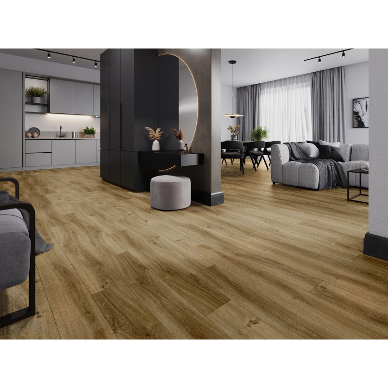 Mexen Amsterdam Vinylpaneele 1240 x 182 mm SPC 6,5 mm, IXPE-Unterlage 1,5 mm, 4 V-Fuge, Eiche - F1042-1240-182-505-4V1-01
